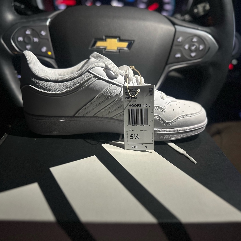 Adidas Hoops White Sneakers